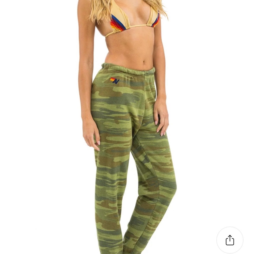 NWOT Aviator Nation Camo Joggers